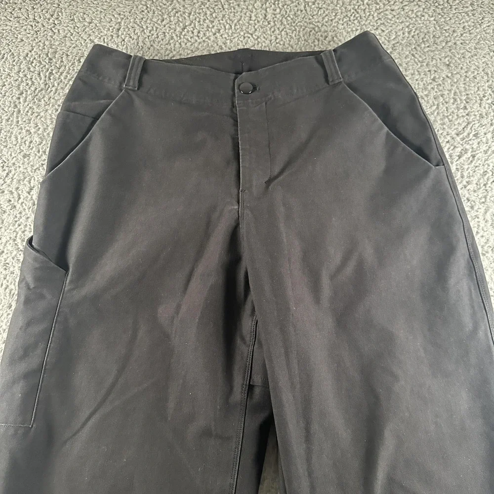 Lululemon Utilitech Pants Mens 30(29 Fit) Black Straight Leg Drawstring Travel